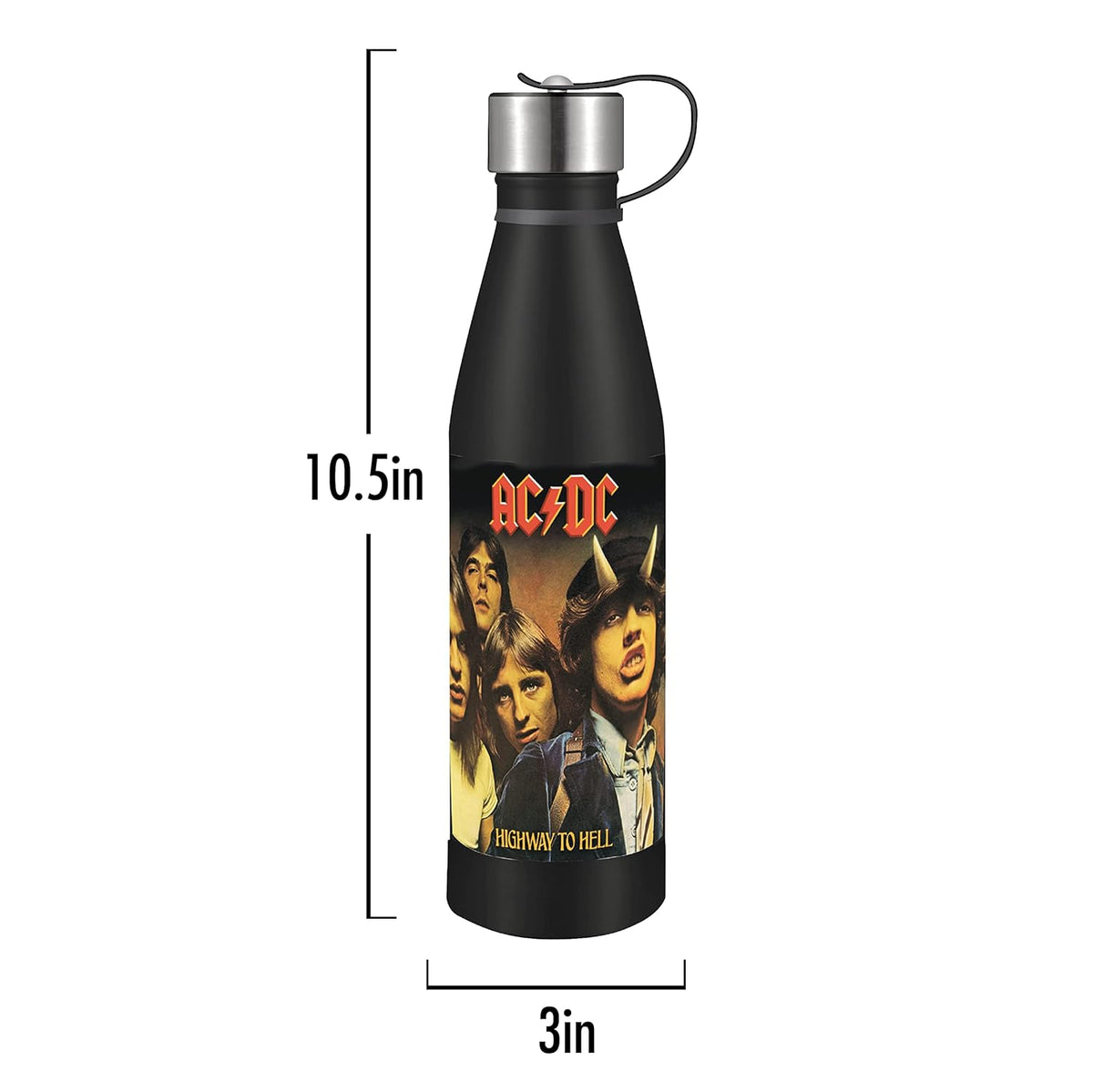 AC/C Highway to Hell - Water / Drinks Bottle 17oz Official Rock Movie Heroes