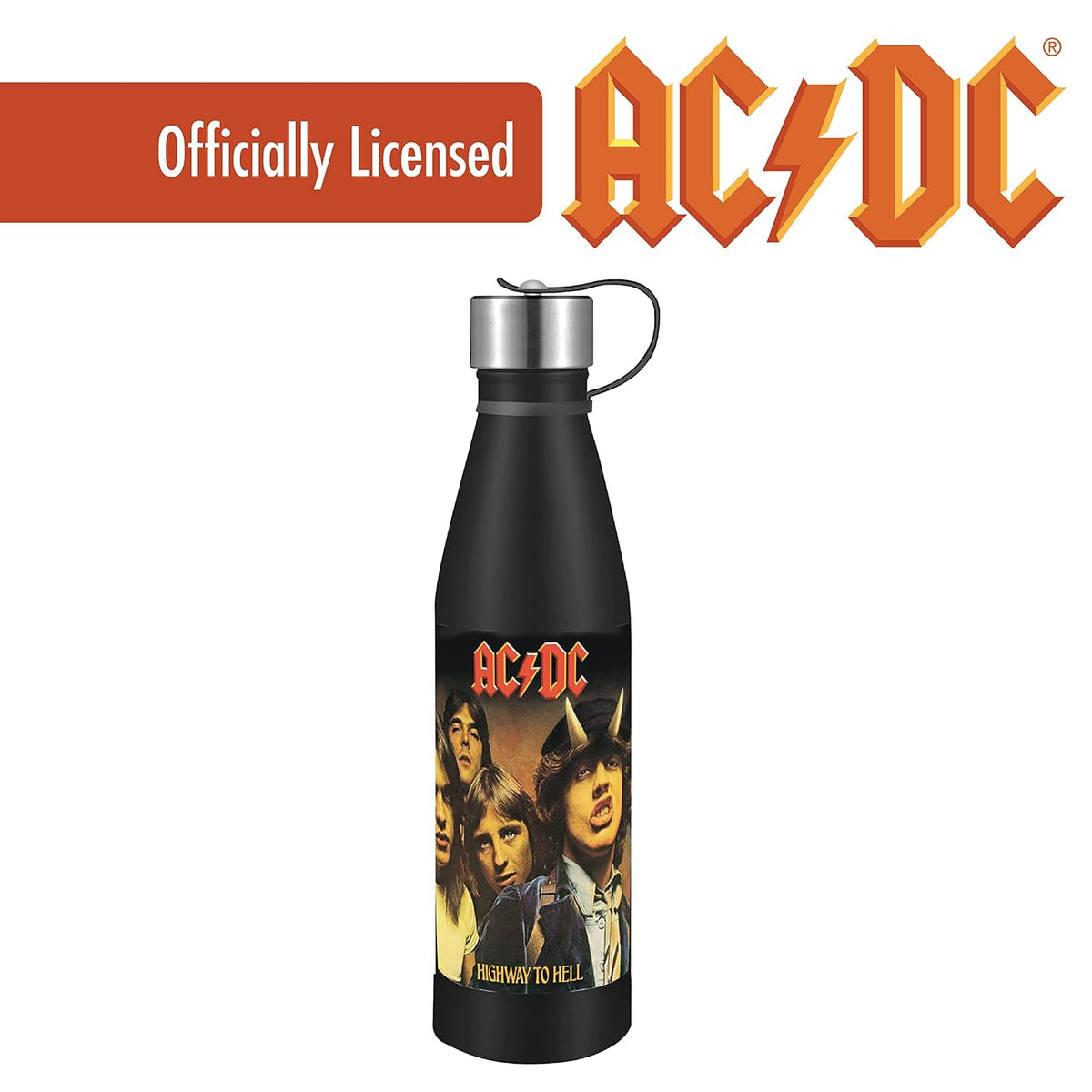 AC/C Highway to Hell - Water / Drinks Bottle 17oz Official Rock Movie Heroes