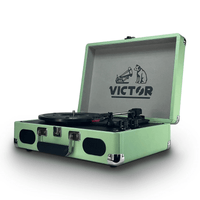 Victor Metro Plus Portable Dual Bluetooth Suitcase Turntable Jupiter Gear Home