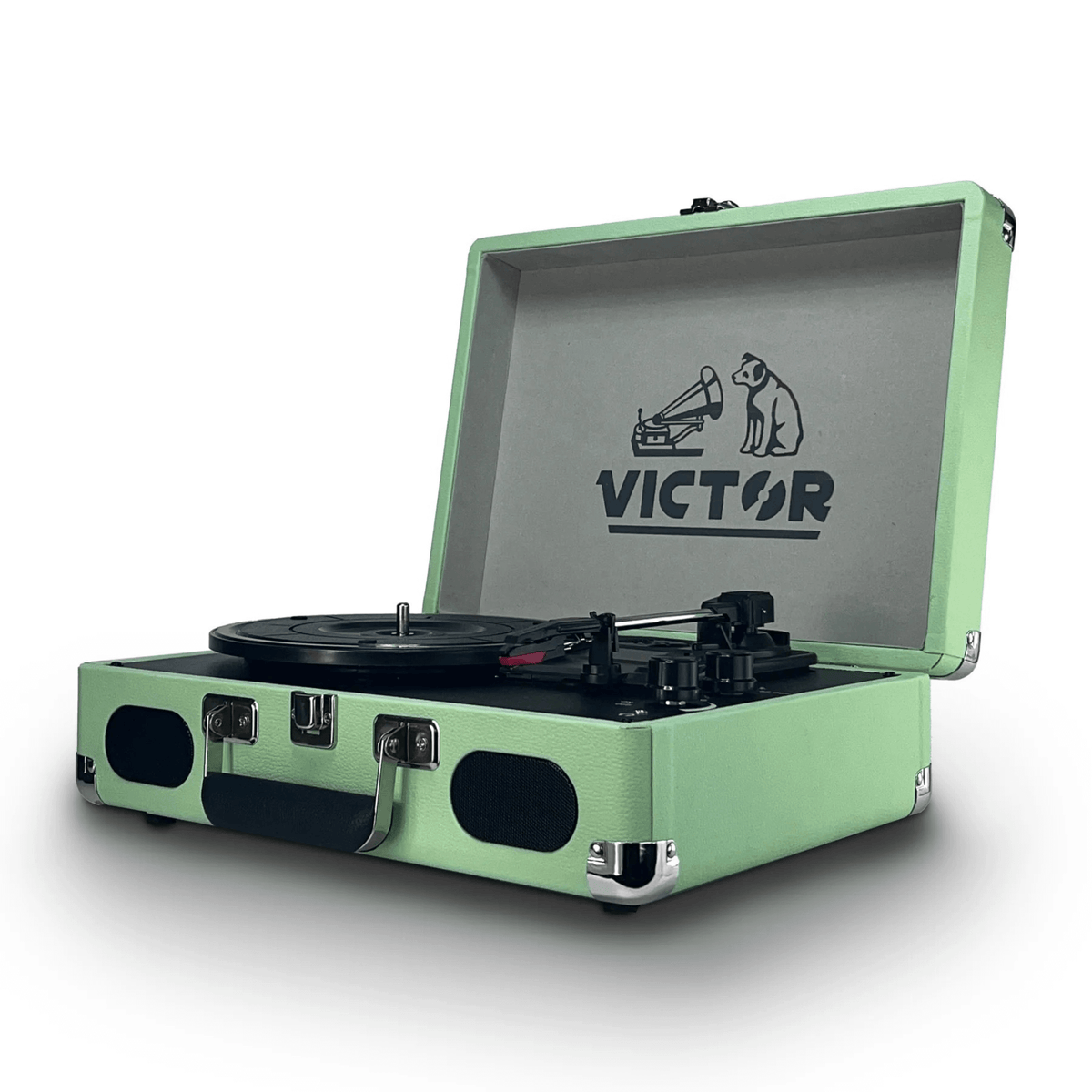 Victor Metro Plus Portable Dual Bluetooth Suitcase Turntable Jupiter Gear Home