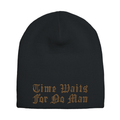 Time Waits For No Man "Logo" Embroidered Beanie