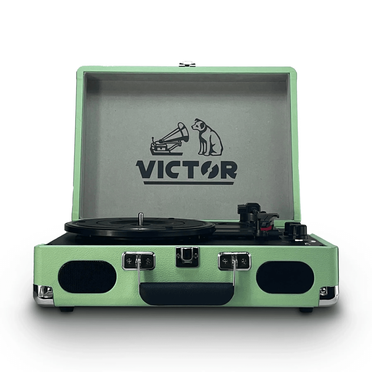 Victor Metro Plus Portable Dual Bluetooth Suitcase Turntable Jupiter Gear Home