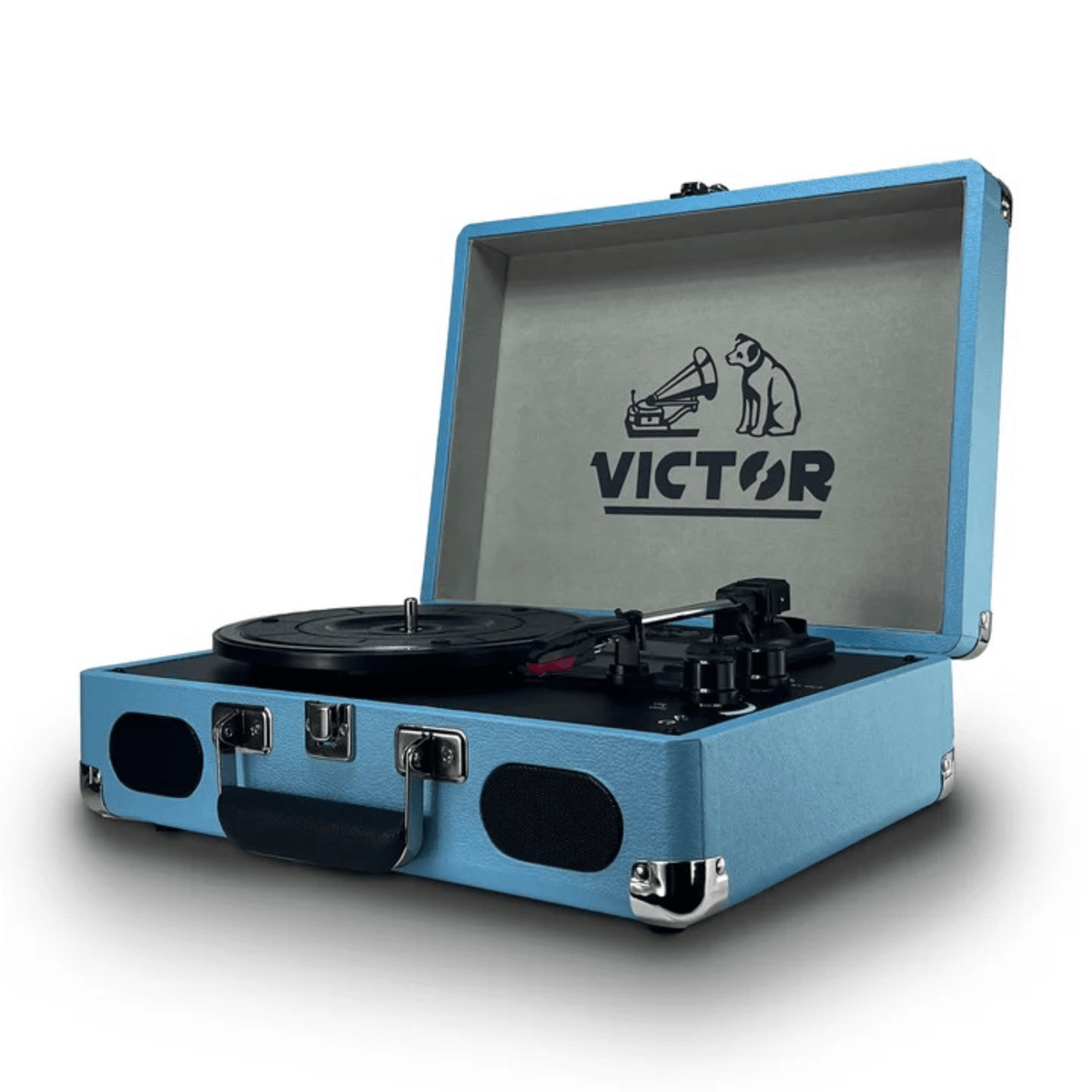Victor Metro Plus Portable Dual Bluetooth Suitcase Turntable Jupiter Gear Home