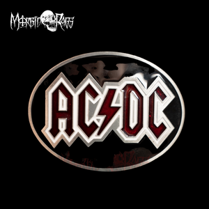 AC/DC "Oval" Belt Buckle - Mainstay Entertainment