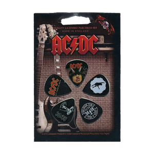 AC/DC "Set of 5" Licensed Guitar Picks - Mainstay Entertainment