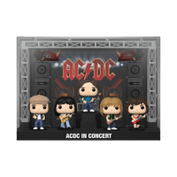 Funko Pop Moment Deluxe AC/DC in Concert Rock Movie Heroes