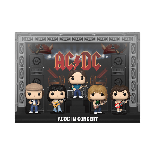 Funko Pop Moment Deluxe AC/DC in Concert Rock Movie Heroes