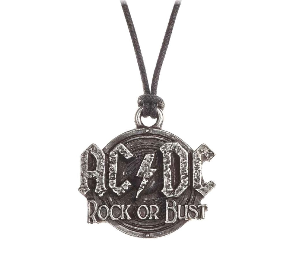 AC/DC - Rock or Bust Metal Pendant Necklace Rock Movie Heroes