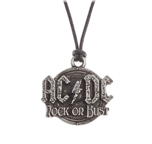 AC/DC - Rock or Bust Metal Pendant Necklace Rock Movie Heroes