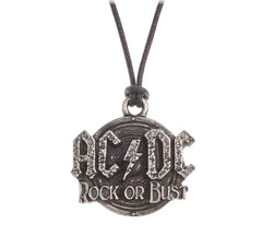 AC/DC - Rock or Bust Metal Pendant Necklace