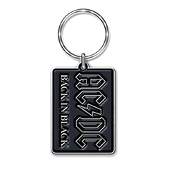AC/DC "Back in Black" Metal Keychain