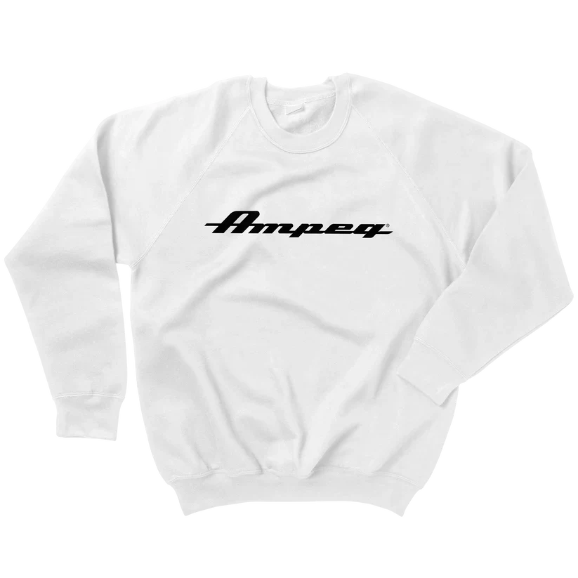 Ampeg "Crew Neck" White Sweatshirt