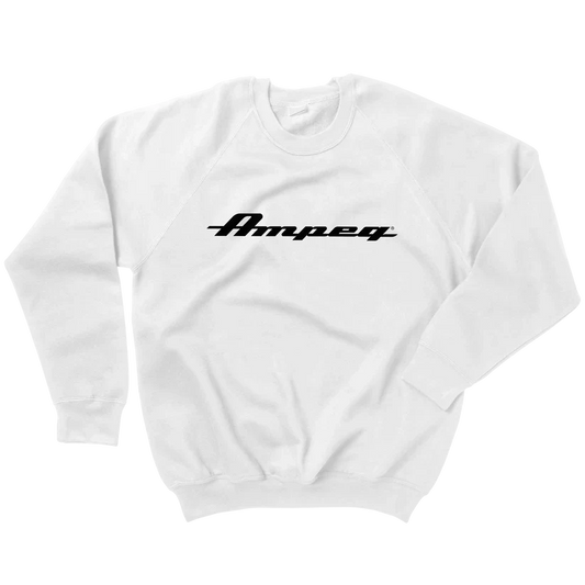 Ampeg "Crew Neck" White Sweatshirt