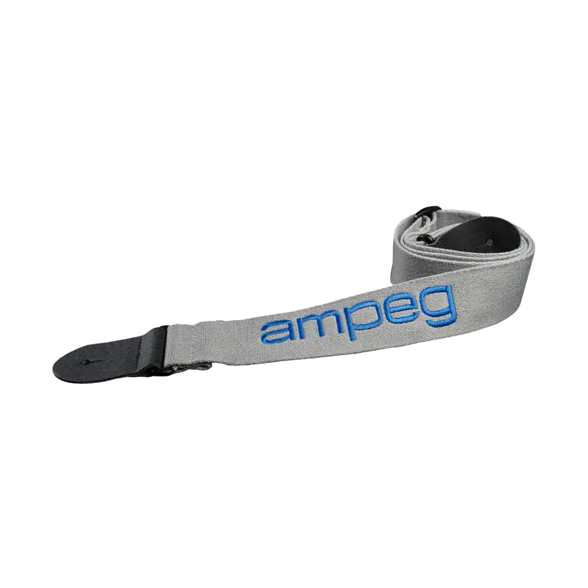 Ampeg Grey 2" Cotton Vintage Strap Pluginz Keychains
