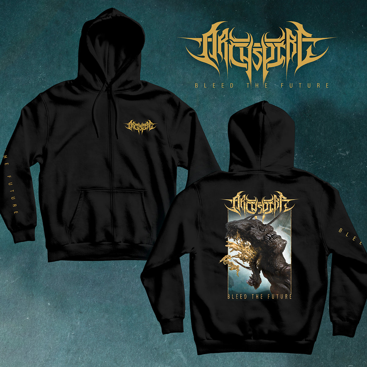 Archspire "Bleed The Future" Zip-Up Hoodie