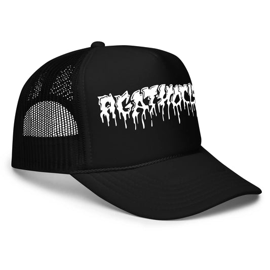 AGATHOCLES - Logo Trucker Hat Horror Pain Gore Death Productions Shop