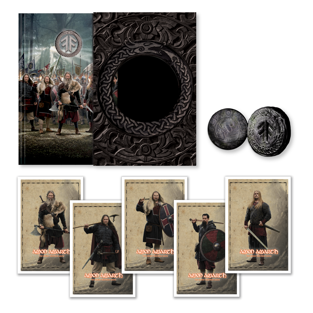 Amon Amarth "The Great Heathen Army" Deluxe Hard Cover Book Bundle - Mainstay Entertainment