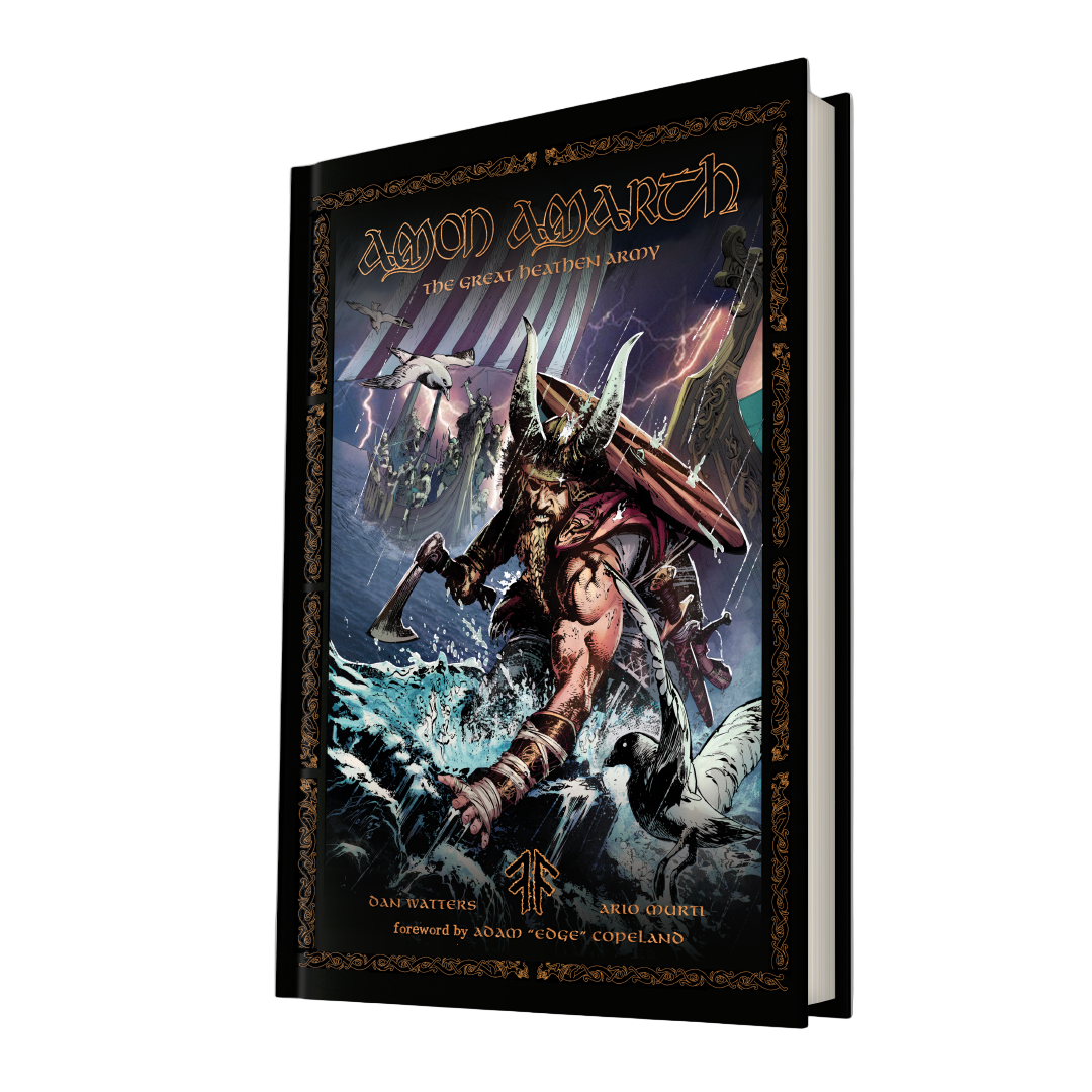 Amon Amarth "The Great Heathen Army" Hard Cover Book - Mainstay Entertainment