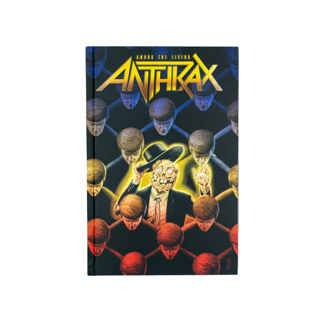 Anthrax "Among The Living" Hard Cover Book - Mainstay Entertainment