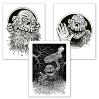 Anthrax "Among The Living" Sawblade 3-Print Lithograph Set (Limited to 100) - Mainstay Entertainment