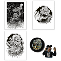 Anthrax "Among The Living" Sawblade 3-Print Lithograph Set (Limited to 100) - Mainstay Entertainment