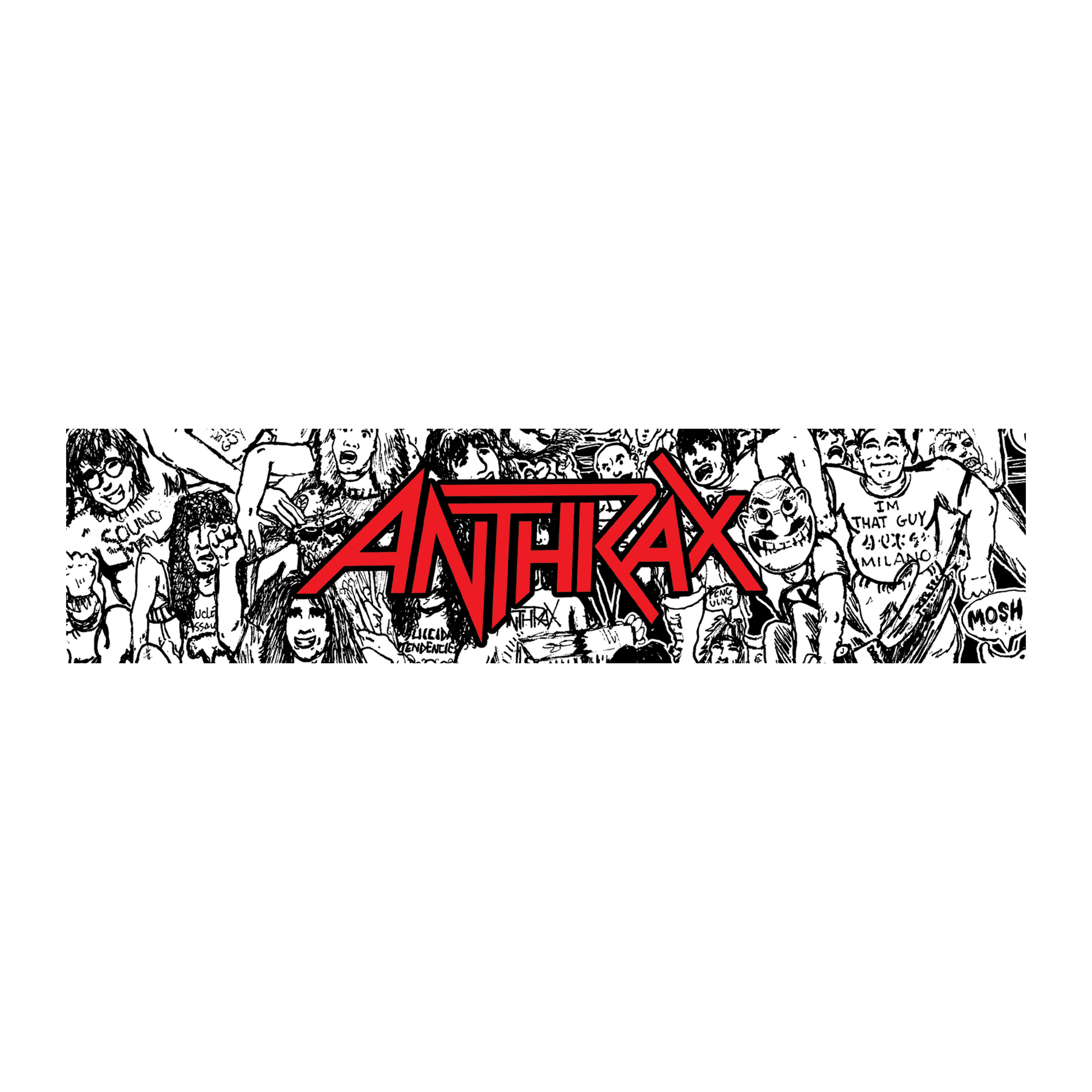Anthrax "Not Man Comic" Magnetic Grill - Mainstay Entertainment