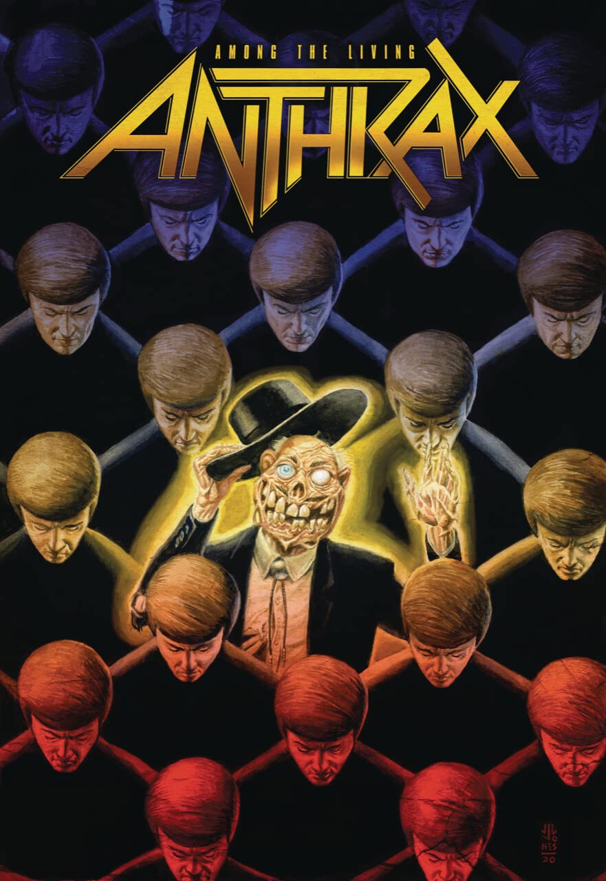 Anthrax Among the Living Graphic Novel Book - Hardcover Rock Movie Heroes