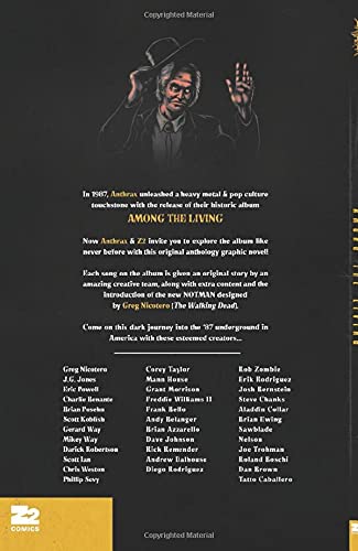Anthrax Among the Living Graphic Novel Book - Hardcover Rock Movie Heroes