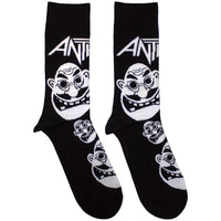 Anthrax - Faces Pattern Unisex Ankle Socks 7.5 - 11.5 Rock Movie Heroes