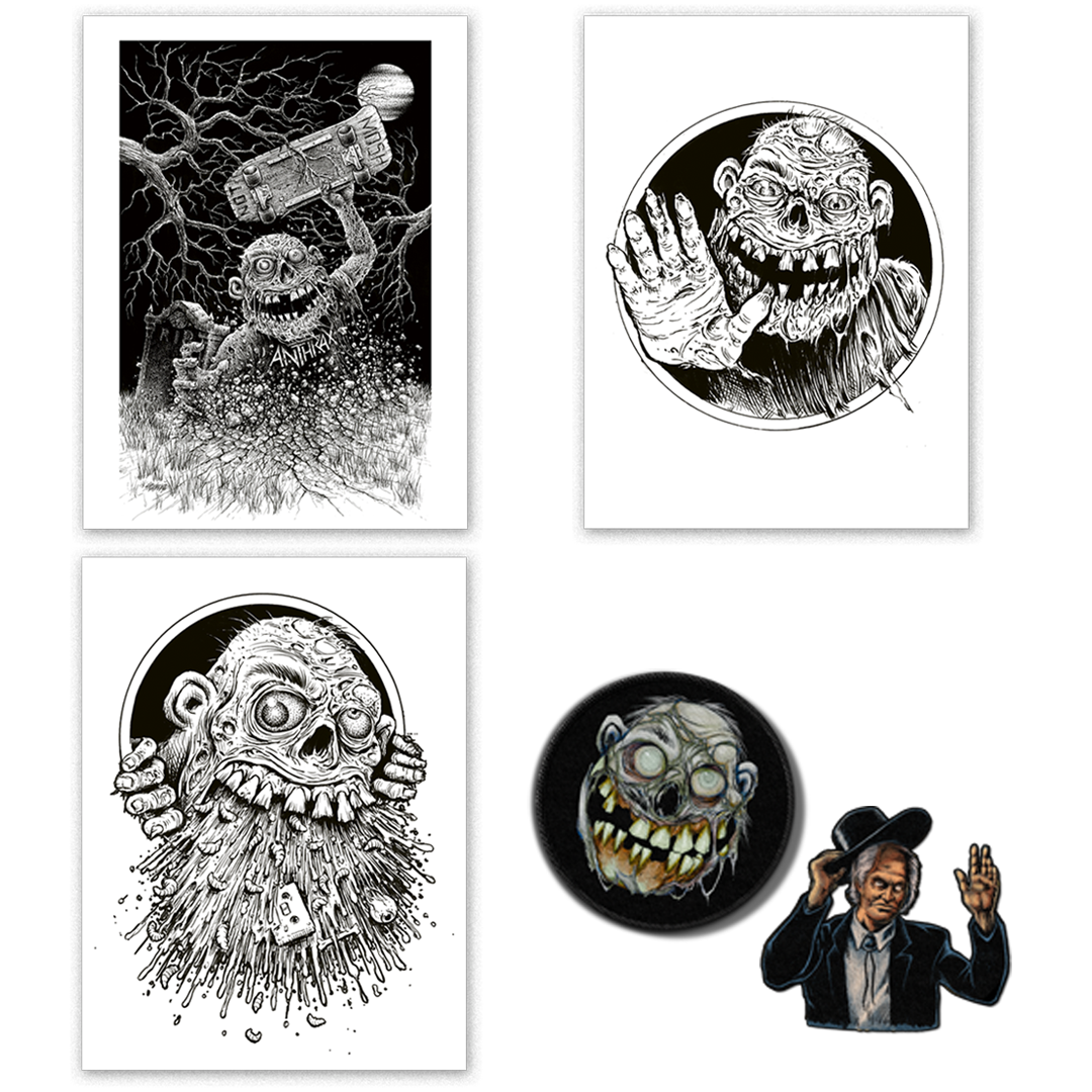 Anthrax "Among The Living" Sawblade 3-Print Lithograph Set (Limited to 100)