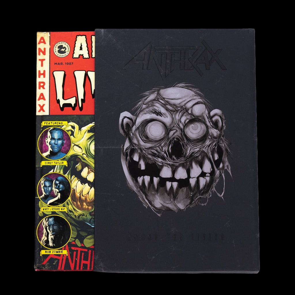 Anthrax "Among The Living" Deluxe Hard Cover Book