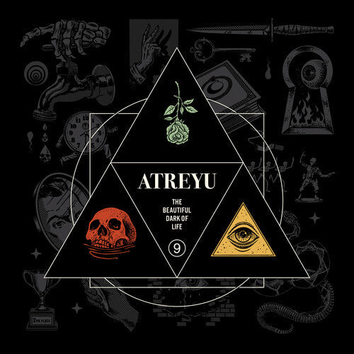 Atreyu - Beautiful Dark Of Life - Red Teal & Yellow Swirl - Vinyl Record - Mainstay Entertainment