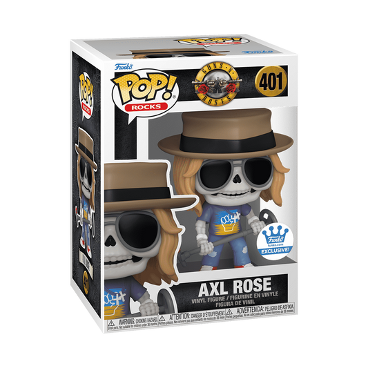 Funko Pop Rocks - Guns N Roses Axl Rose #401 Shop Exclusive Rock Movie Heroes