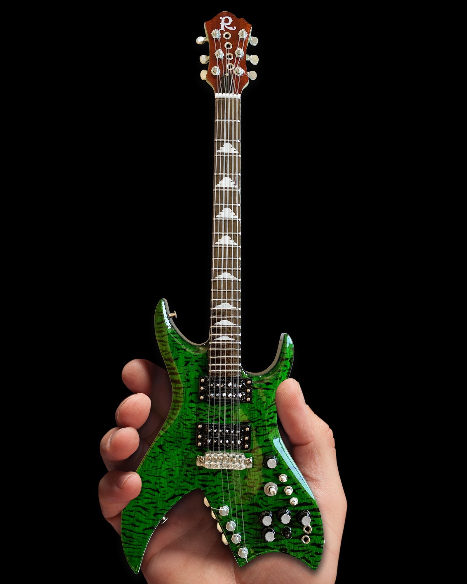 B.C. Rich® "Official Bich Green" Licensed Mini Guitar - Mainstay Entertainment