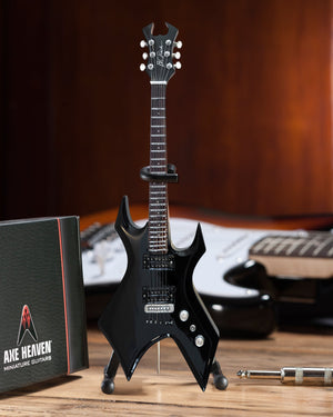 B.C. Rich® "Official Black Warlock® w/Widow Headstock" Licensed Mini Guitar - Mainstay Entertainment