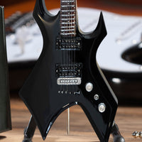 B.C. Rich® "Official Black Warlock® w/Widow Headstock" Licensed Mini Guitar - Mainstay Entertainment