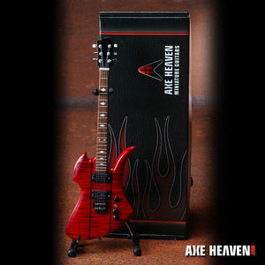 B.C. Rich® "Official Red Stained Mockingbird®" Licensed Mini Guitar - Mainstay Entertainment