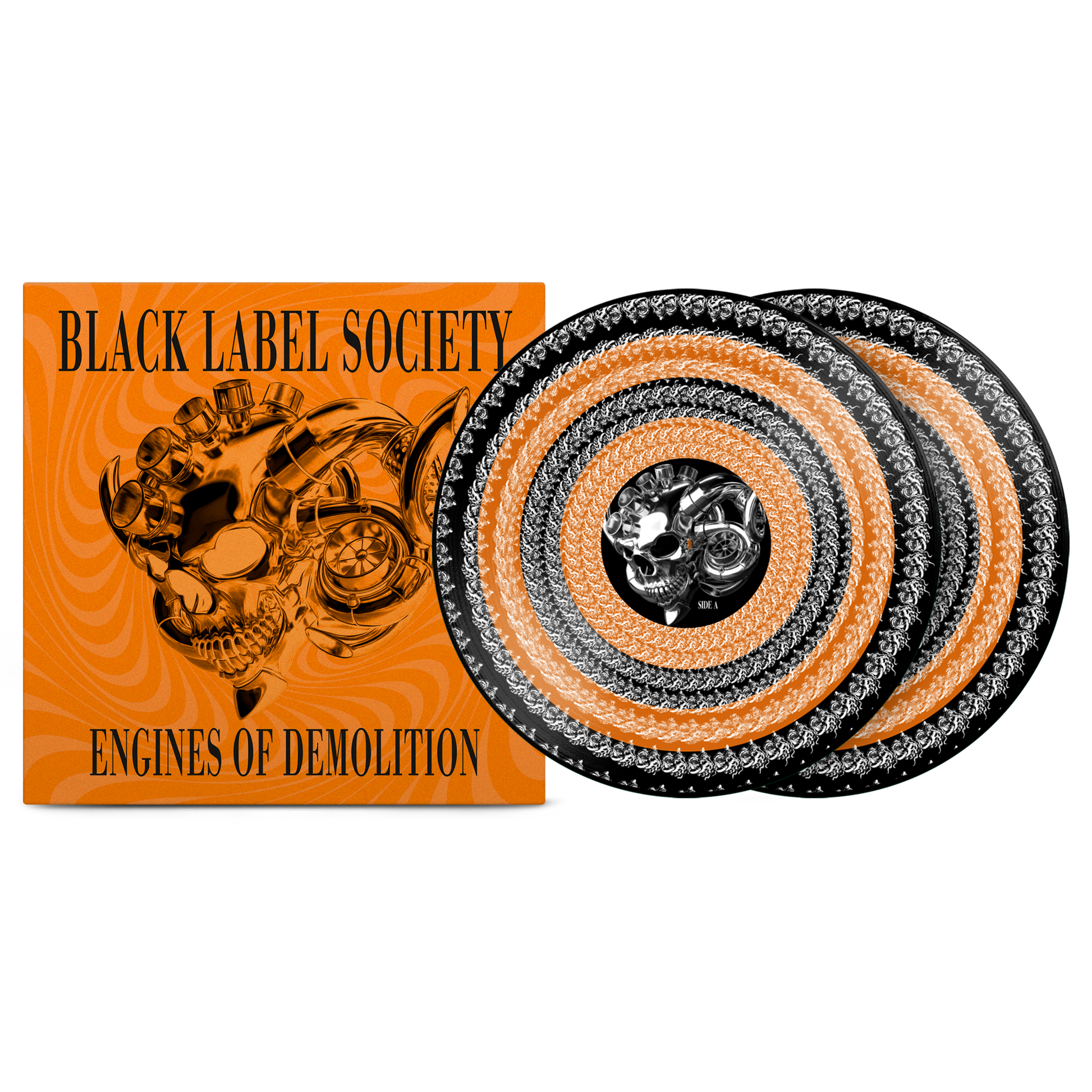 Black Label Society "Engines of Demolition" Orange Zoetrope Vinyl