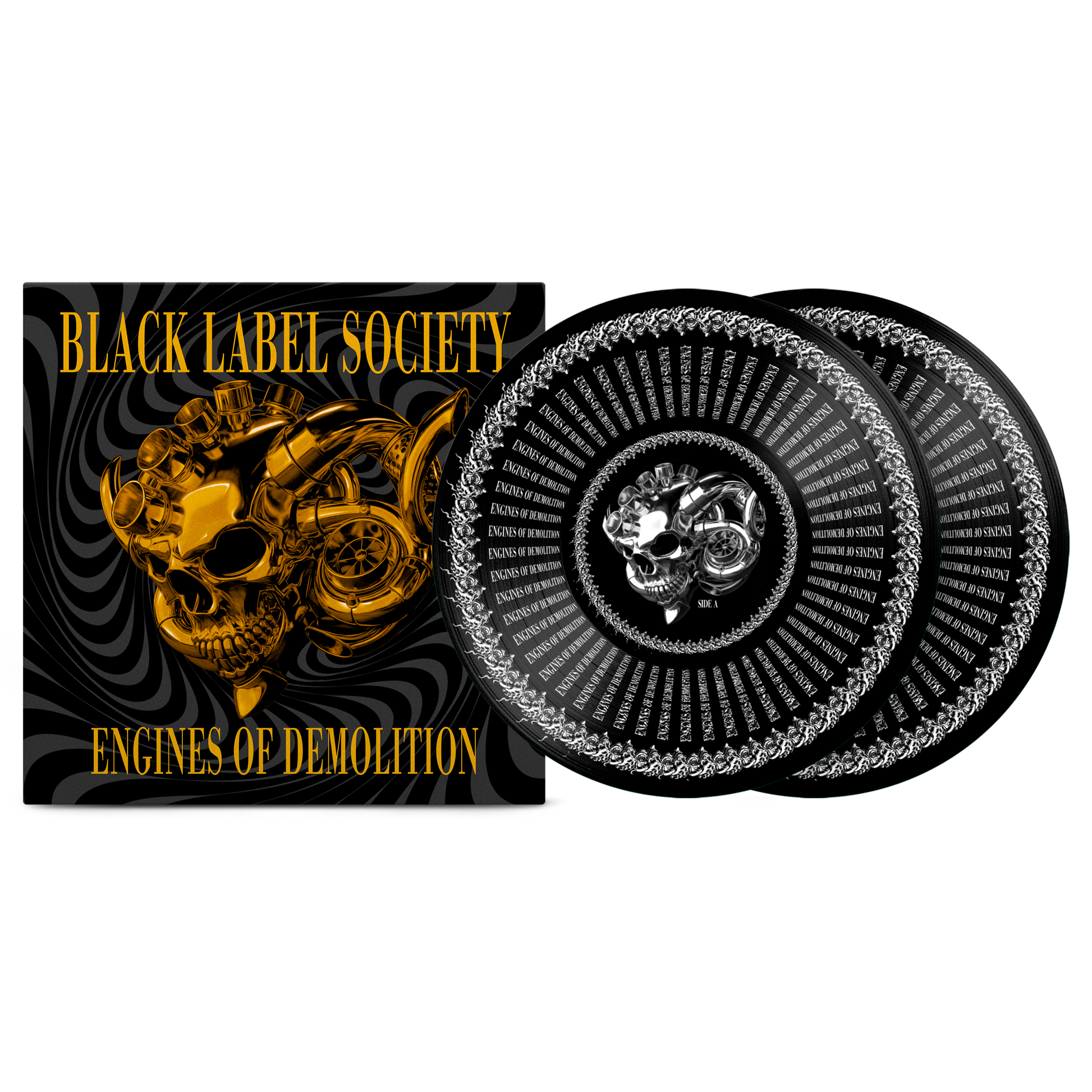 Black Label Society "Engines of Demolition" Gold Zoetrope Vinyl