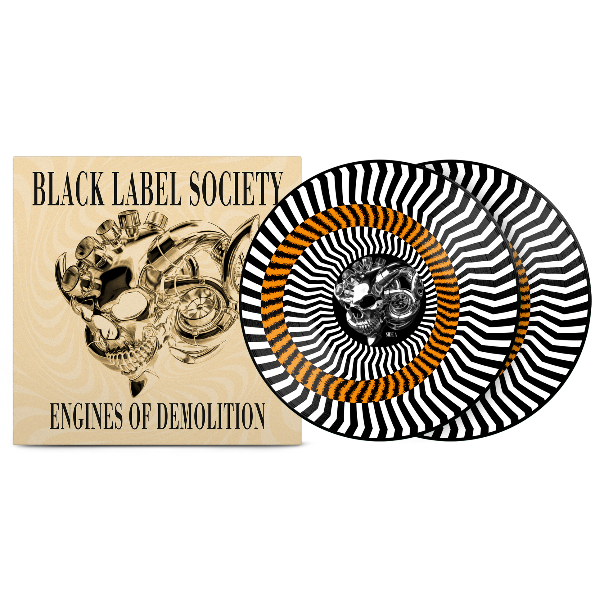 Black Label Society "Engines of Demolition" Custard Zoetrope Vinyl