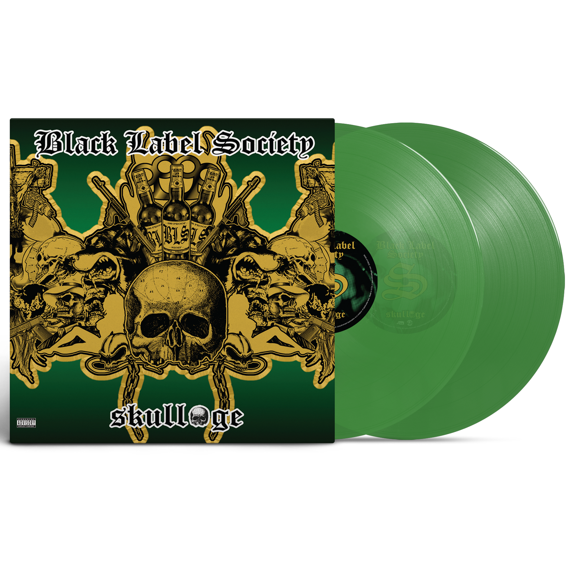 Black Label Society "Skullage" Green Vinyl LP
