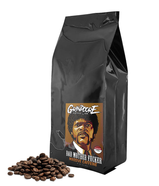 Bad Mother Fucker HIGH Caffeine │5LB Bag Grindcore Coffee Co.
