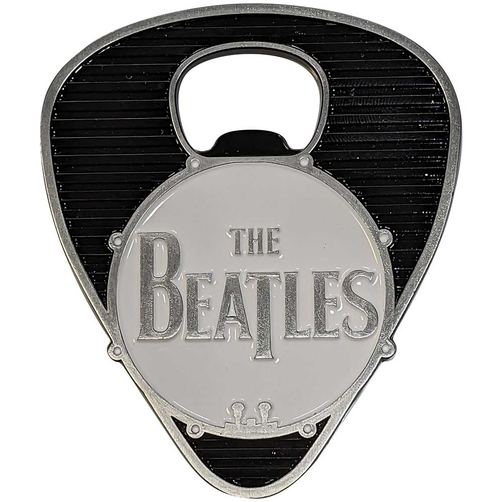 The Beatles - Drum Logo Plectrum Bottle Opener Magnet Rock Movie Heroes