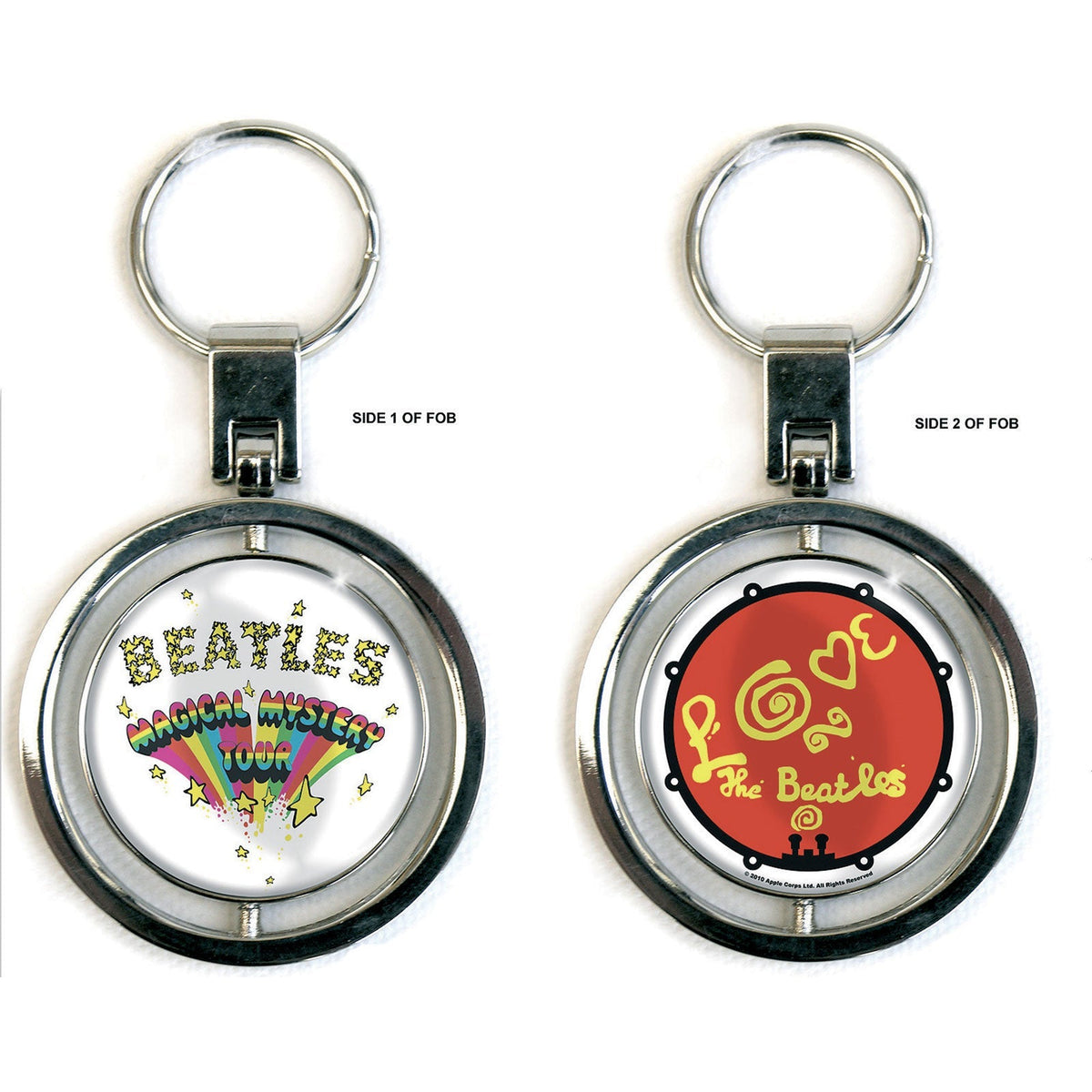 The Beatles - Magical Mystery Tour Spinner Keyring Rock Movie Heroes