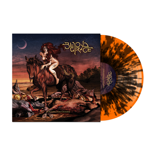 Beyond Grace - Our Kingdom Undone on Orange w/ Black Hue Vinyl LP Prosthetic Records