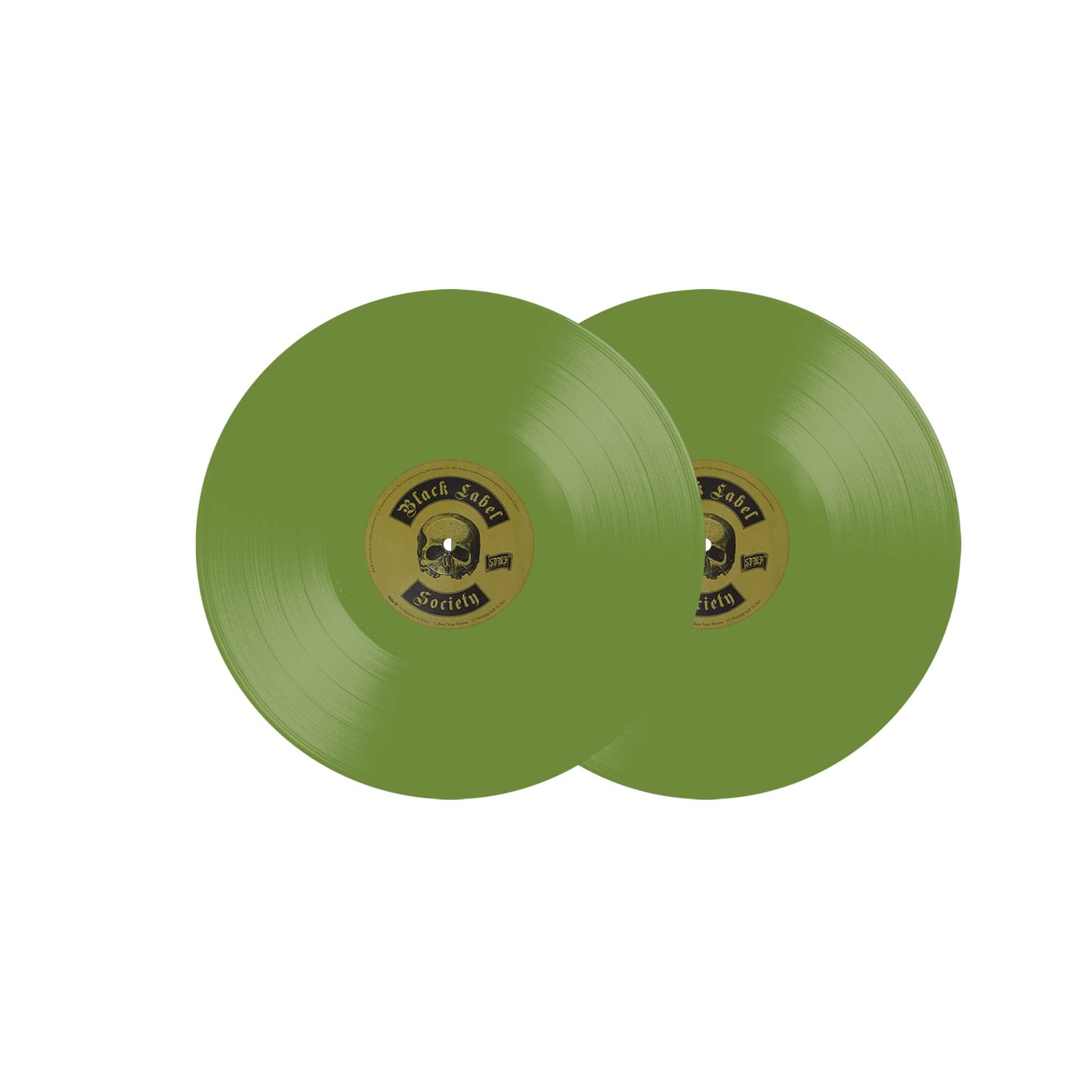 Black Label Society "Grimmest Hits" Forest Green 2xLP Vinyl - Mainstay Entertainment