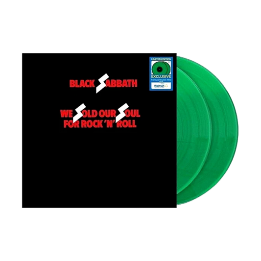 Black Sabbath "We Sold Our Souls For Rock 'N' Roll" 180g  2xLP Translucent Green Vinyl - Mainstay Entertainment