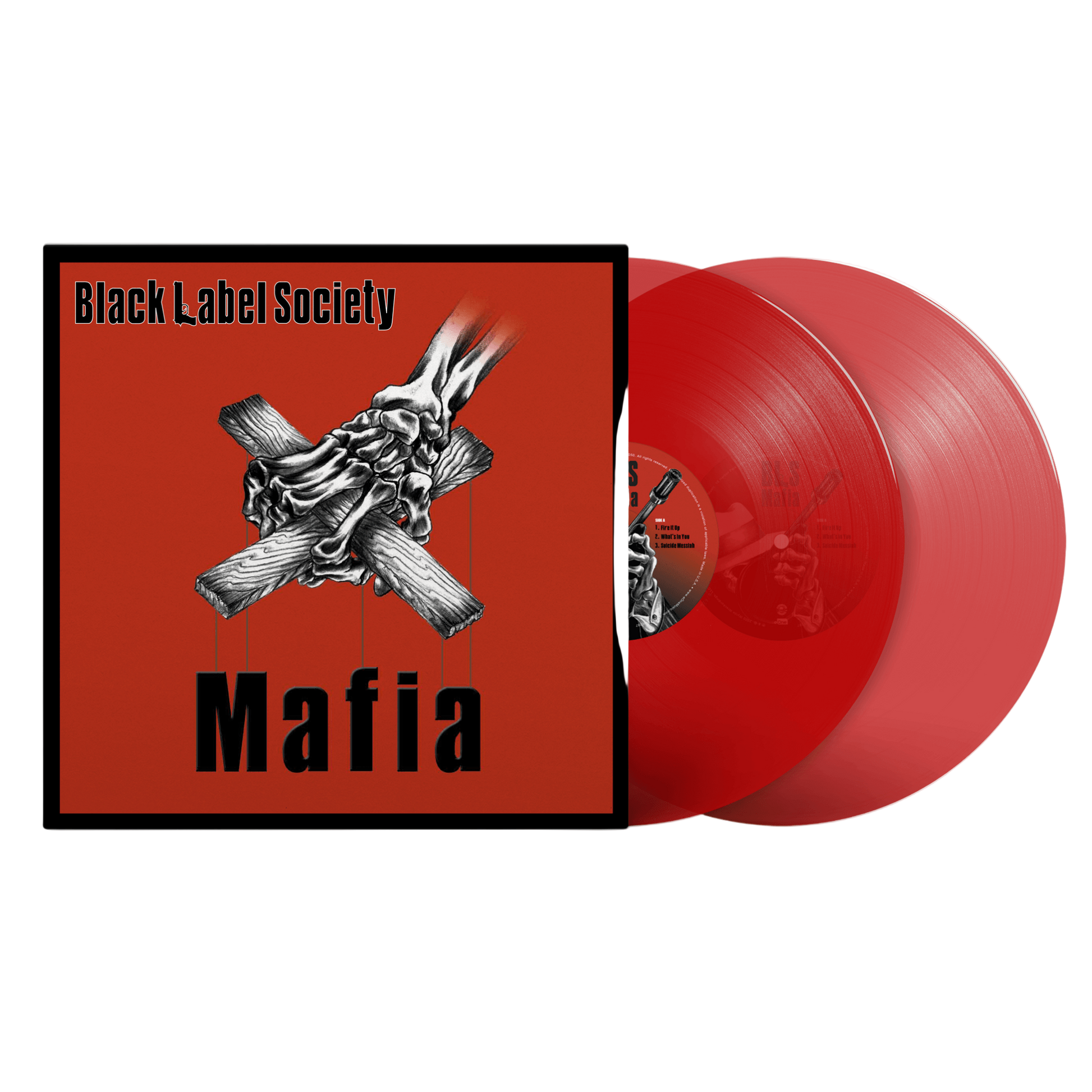 Black Label Society "Mafia" Clear Red Vinyl