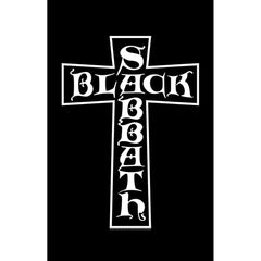 Black Sabbath - Black Cross Textile Poster Flag