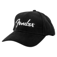 Fender "Spaghetti Logo" Black Hat Pluginz Keychains